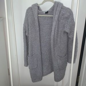 Gray hoodie sweater